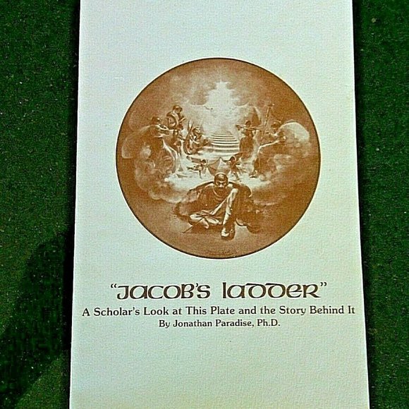 Display Plate The Creation Jacob's Ladder Yiannis Koutsis Bible Royal Cornwall - Picture 5 of 16